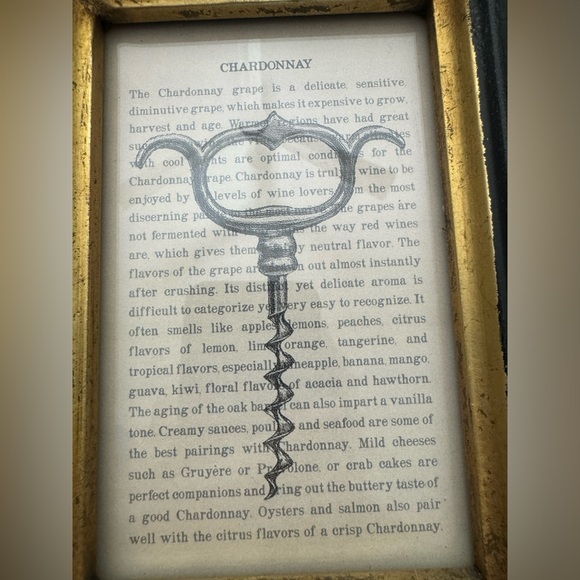 Two’s Company Vintage Corkscrew 5x7 Print, Chardonnay Theme Decor, 7 Available - Picture 3 of 6